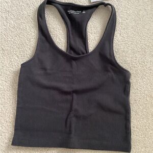 Abercrombie & Fitch Black Tank Top